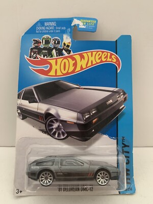 Hot Wheels City Speed Team '81 Delorean DMC-12 Car Figure (33/250