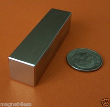 4 Strong Grade N42 2x1/2x1/2 Inch Rare Earth Neodymium Block Magnet