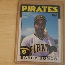 1986 Topps Traded #11T Barry Bonds XRC Pirates