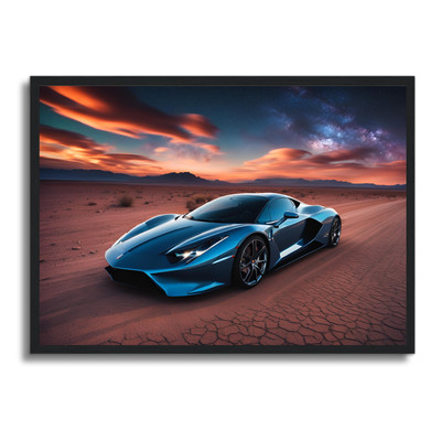 Auto Poster gerahmtes Wandbild Fahrzeug Man Cave Bild A4 - A1 Wohndeko Design