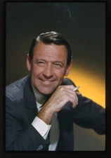 William Holden 1950's Studio Portrait Smoking Cigarette Original Transparency 