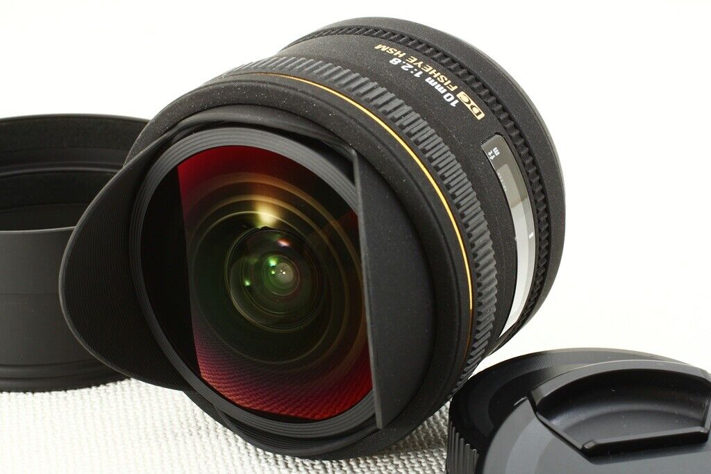 SIGMA 10mm F/2.8 EX DC FISHEYE HSM Nikon Lens EXCELLENT++ SIGMA 10mm F/2.8 EX DC FISHEYE HSM Nikon Lens EXCELLENT++