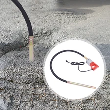1300W Electric Concrete Vibrator Tool Cement Bubble Remover +2m Copper Shaft Rod