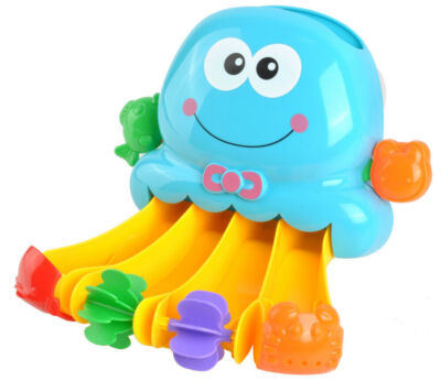 Kinder Spielzeug Wasserfall Krake Oktopus mit Saugnapf Badewanne Wasserspielzeug