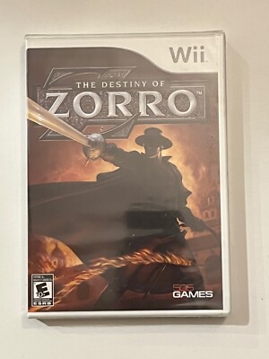 The Destiny of Zorro (Nintendo Wii, 2009) New Factory Sealed OOP 505 Games