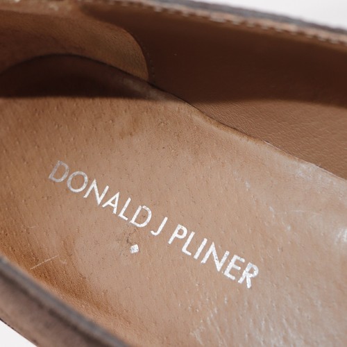 Donald Pliner Vixie Loafer Women's Size 9 Brown Suede Platfrom Flat Slip On Shoe - Picture 13 of 15