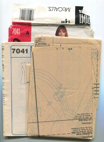 MCCALL'S EASY PATTERN 7041 MISSES' VEST & PANTS SZ 10-16 UNCUT 1994 - Picture 2 of 3
