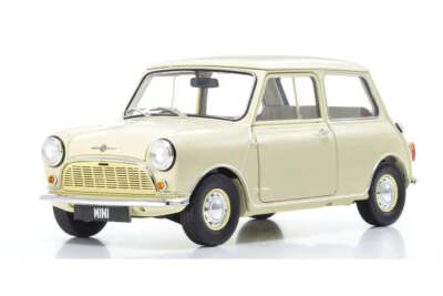 ミニカー BritishCar  MiniatureCarCollection KYOSHO ORIGINAL 1/18scale Morris Mini Minor (Old English White