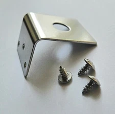 1/2" Hole L Bracket For Fender Truck Groove Antenna Mount Mobile CB HAM 1256