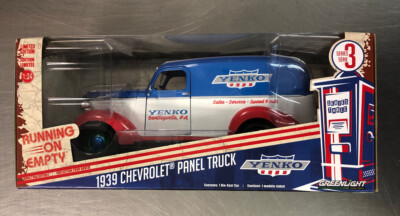 GREENLIGHT GREEN MACHINE 1939 CHEVY PANEL YENKO RUNNING ON EMPTY  1:24 SCALE