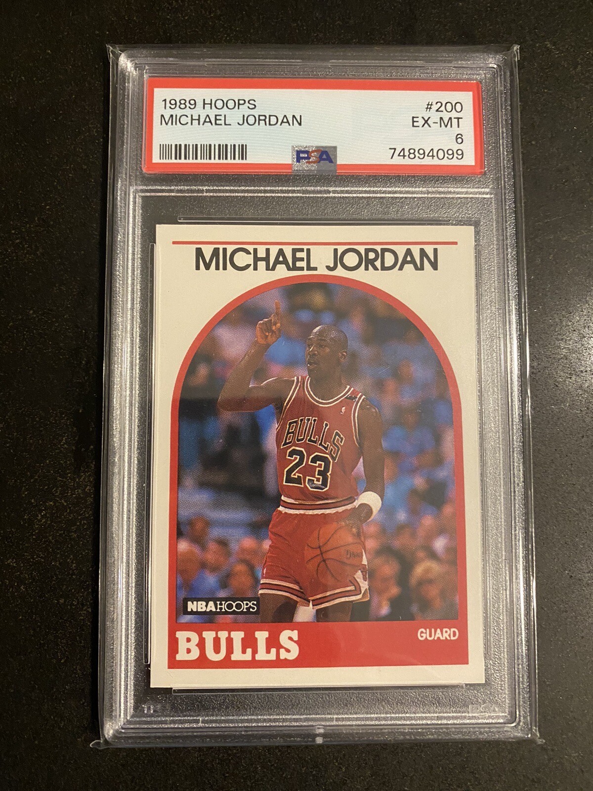 Michael Jordan #200 - 1989 Hoops - PSA 6 EX-MT