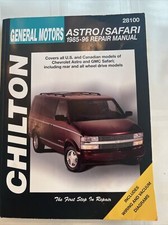 Chilton General Motors Astro/Safari 1985-96 Repair Manual 28100 Service Guide