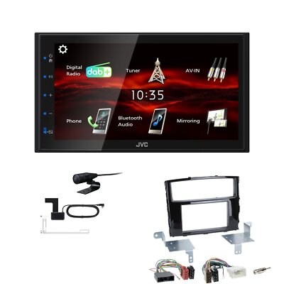JVC KW-M180DBT DAB+ Autoradio für Mitsubishi Pajero IV Facelift ab 2014