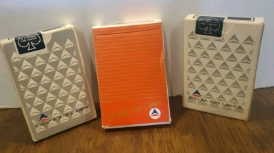 #ad #ad Vintage 1960 70s Delta Airline Playing Cards Set Of 3 Sealed New Unused $19.99