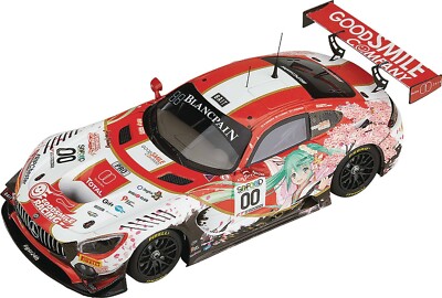 HATSUNE MIKU GT PROJECT 1/43 SCALE MINI CAR AMG 2017 SPA24H