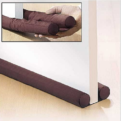 Twin Door Draft Dodger Guard Stopper Protector Under Door Draught