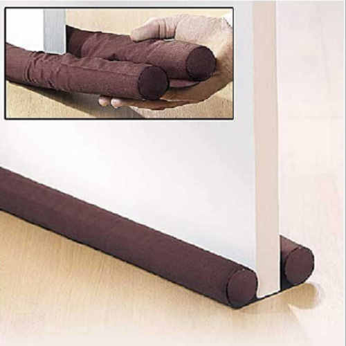 Twin Door Draft Dodger Guard Stopper Protector Under Door Draught
