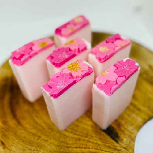 Japanese Cherry Blossom Handcrafted Artisan Soap - Picture 2 of 6