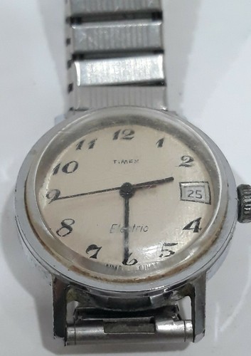 Timex Electric Vintage W Germany Date Elegant Woman or Child Wrist Watch AS IS🔥 - Picture 2 of 6