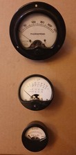 Vintage Milliammeter Guage 1945 + 2 Other Vintage Guages