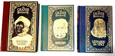Peruzzo  1985 - EINSTEIN, CRISTOFORO COLOMBO, DA VINCI  3 HBs Italian
