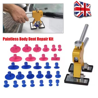 Car Paintless Dent Puller Tabs Bridge Lifter Body Repair Hail Removal ...