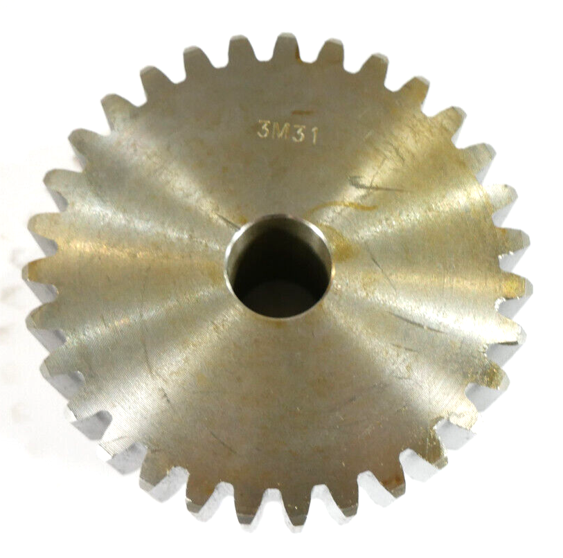 Stirnzahnrad Stahl | Modul 3 | 31 Zähne | Bohrung Ø 20mm | gerade