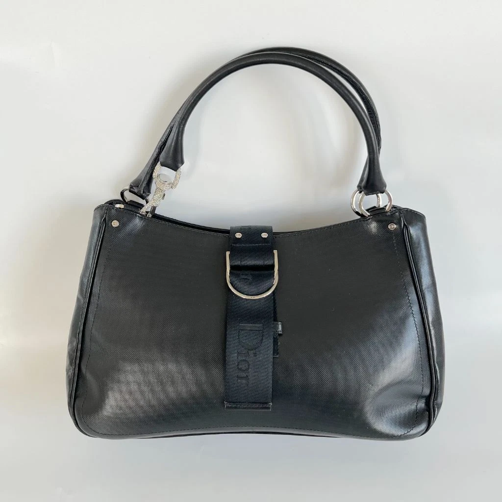 Sac à main Christian Dior noir vintage hardcore   Dior vintage hardcore handbag