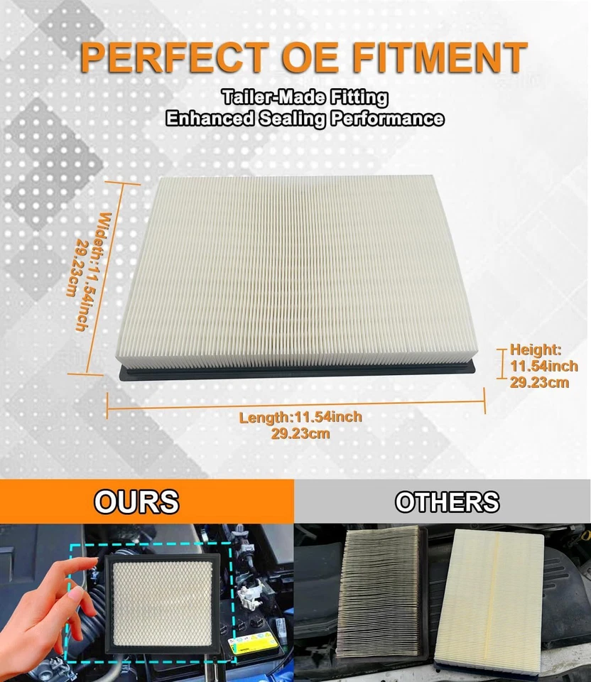 For Ford F-150(2009-2023), F-250(2008-2016) F-350 CA10262 Engine Air Filter Kit - Image 2 of 4