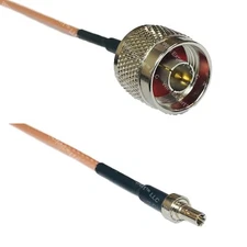 RG316 N MALE to CRC9 Male RF Cable Rapid-SHIP LOT