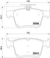 Brembo Bremsscheiben Ø272Mm + BremsbelÄGe Vorne & Hinten FÜR Vw Golf 7