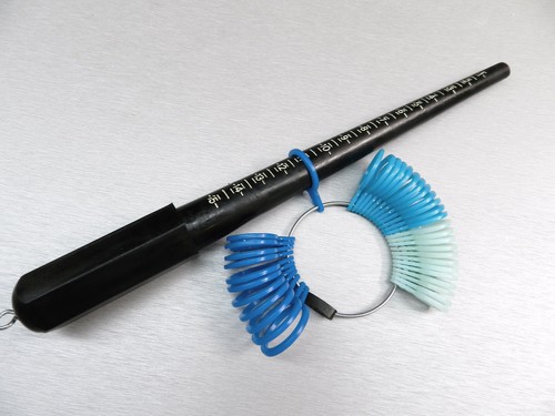 Jewelry Tool Ring Mandrel Finger Sizer Gauge Stick Set Measuring US Sizes 1-15 - Picture 7 of 12