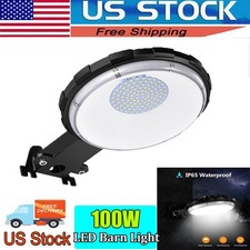 100W LED Barn Yard Street Outdoor Security Light Dusk to Dawn Flood Light IP65