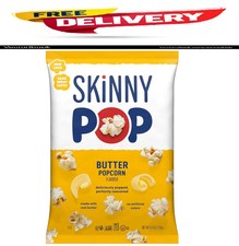 SkinnyPop Butter Popcorn, Gluten Free, Non-GMO, Healthy Popcorn Snacks,