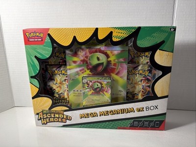 Pokemon Mega Evolution Ascended Heroes Mega Meganium Ex Box NEW SEALED TCG