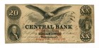 1855 $20 The Central Bank - Montgomery, ALABAMA Note — photo 1