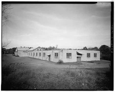2. 1970s concrete-block addition to boiler house, looking east-northeast.