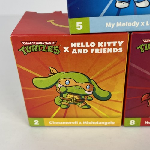 TMNT x Hello Kitty McDonalds Happy Meal Toy Lot Of 3 Raphael My Melody Leonardo - Picture 3 of 8