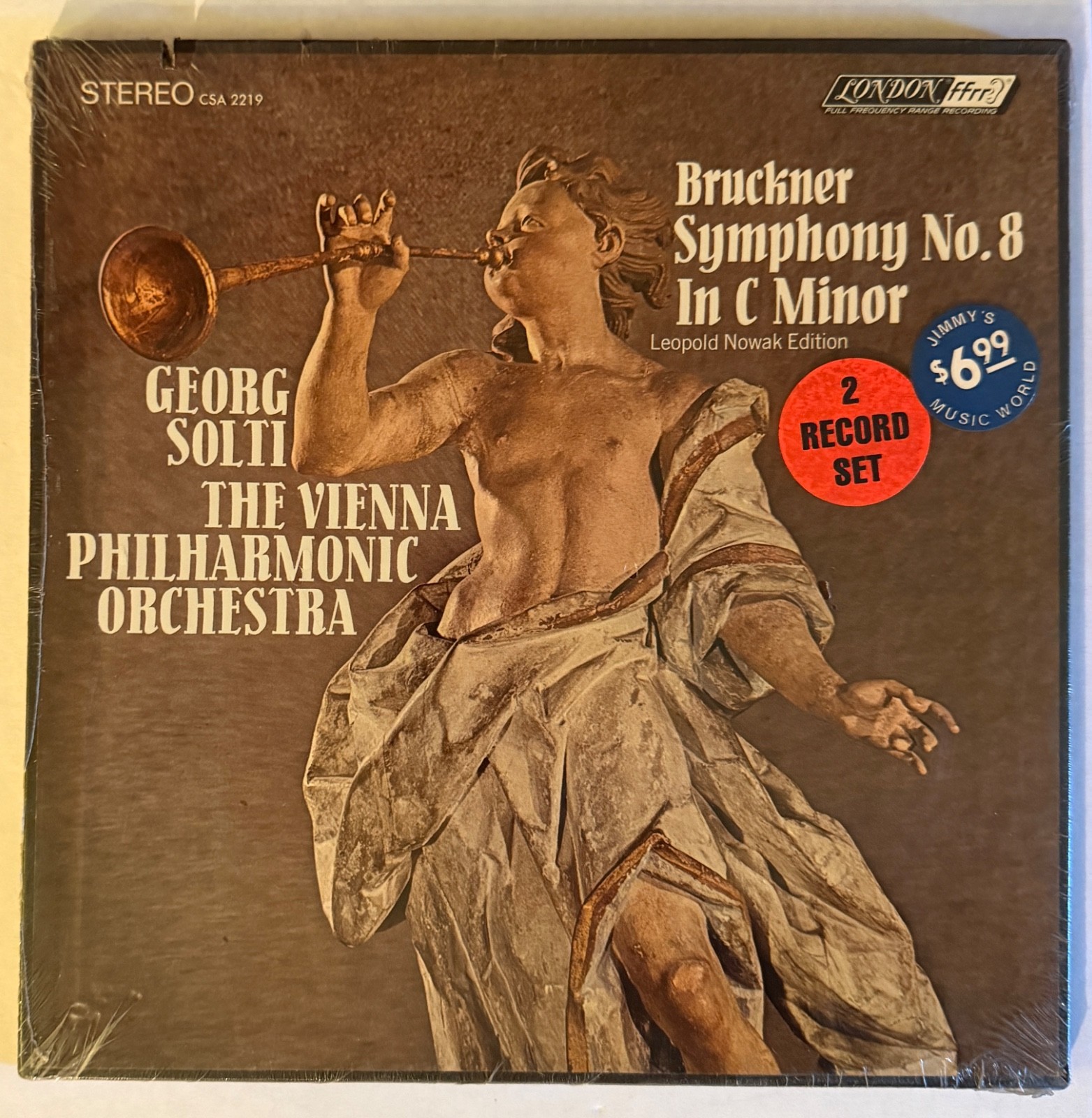 BRUCKNER - SYMPHONY No.8 IN C MINOR 2 LP BOX SET SEALED SOLTI CUT-OUT