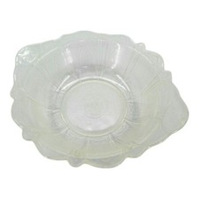 Vintage Glassbake 77 Leaf Pattern Glass Baking Casserole Dish