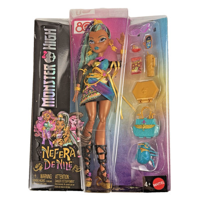 Monster High Nefera De Nile Doll G3 Core Refresh New NIB Mattel Pet Lavish JDR48