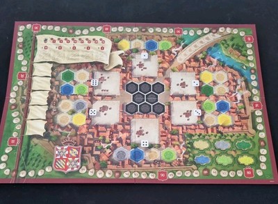 Castles Of Burgundy Anniversary Ed Ersatz doppelseitiges Spielbrett neu & unbenutzt 
