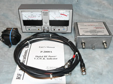 R.F. Applications P-2000A HF Power/SWR Metering System With 3KW P-3000C Coupler