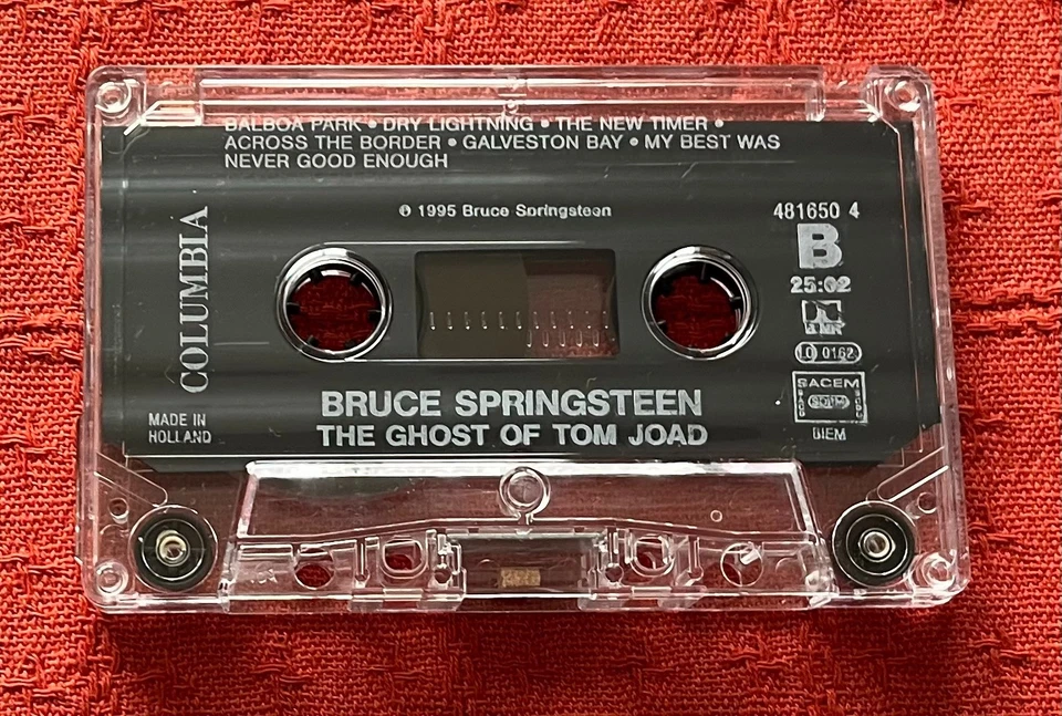 BRUCE SPRINGSTEEN - UK CASSETTE TAPE - THE GHOST OF TOM JOAD - Image 3 of 4