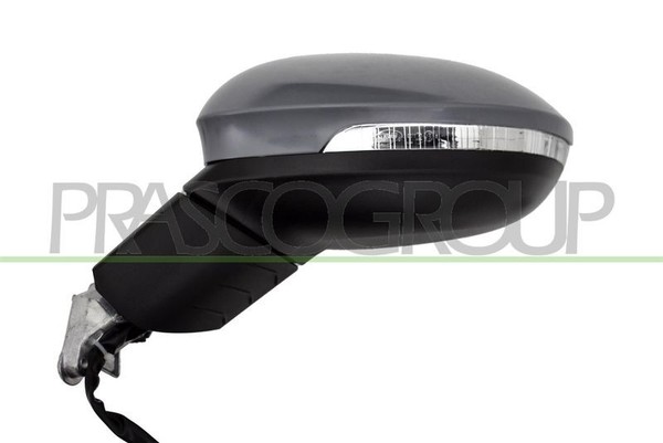 Prasco VG4107302 Spiegel Links Elektrisch Heizbar Schwarz Mit Blinker AsphäRisch-image