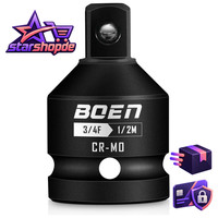 Adapter 3/4 Zoll Auf 1/2 Zoll, 3/4 Auf 1/2 Schlagadapter,Kraft-Stecknuss-Adapter