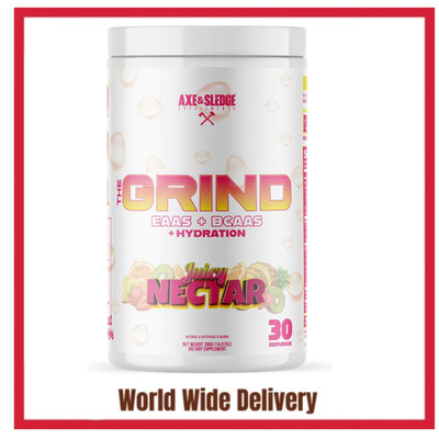 Axe & Sledge The Grind Essential Amino Acids |EAA & BCAA Powder 30 Servings, Jui
