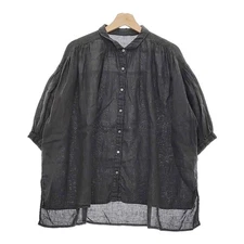 nest Robe Linen super water repellent over shirt 01242-1534 C.gray 4-1230M♪