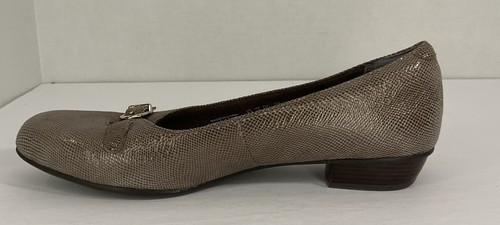 Clark’s Caswell Artesanal Génova Taupe Metálico Sin Cordones 11 M - Imagen 5 de 8
