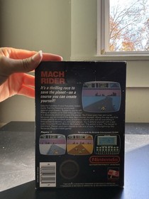 Nintendo NES Mach Rider Game Black Box With Manual Test Market Rare